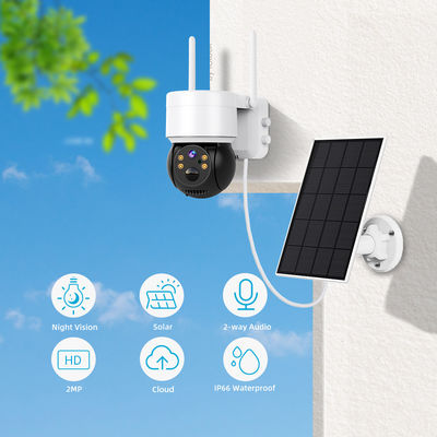 2MP 1080p CMOS αισθητήρας Ηλιακό πάνελ Powered Wifi IP κάμερα για εξωτερική νυχτερινή όραση