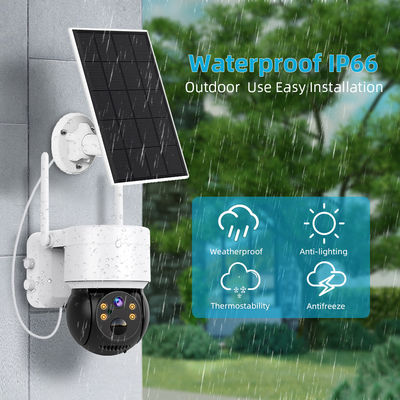 2MP 1080p CMOS αισθητήρας Ηλιακό πάνελ Powered Wifi IP κάμερα για εξωτερική νυχτερινή όραση