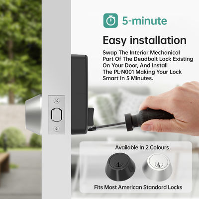 TTlock Entry Keypad Bluetooth Ελεγχόμενο κλειδί ντουλάπις για πόρτα ξύλου από γυαλί αλουμινίου