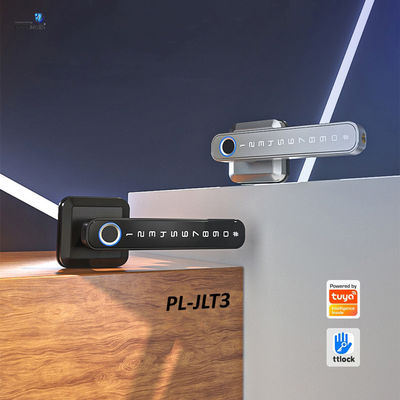 Πύλη ξύλου Αποτύπωμα δακτύλου Password Smart Lock Γρήγορη αποκλειστική ψηφιακός κωδικός WiFi σύνδεση