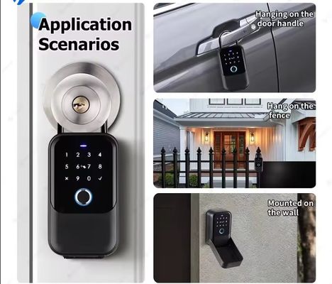 IP65 Αδιάβροχη έξυπνη κλειδαριά Tuya εξωτερικού με σύνδεση WiFi και αναγνώστη δακτυλικών αποτυπωμάτων
