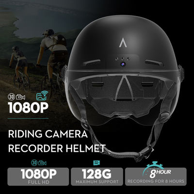 Υπηρεσία έξυπνης ποδηλασίας ABS EPSLENS PC Shell Helmet για κάμερα δράσης ποδηλάτου HD 1080p