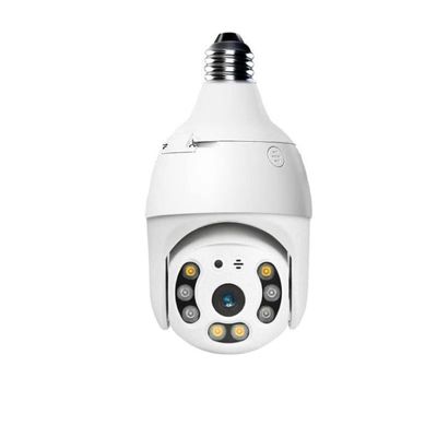 360 μοίρες HD Παρακολούθηση PTZ Ασφάλεια Wifi Cctv Εταιρική κάμερα για έξυπνη λάμπα