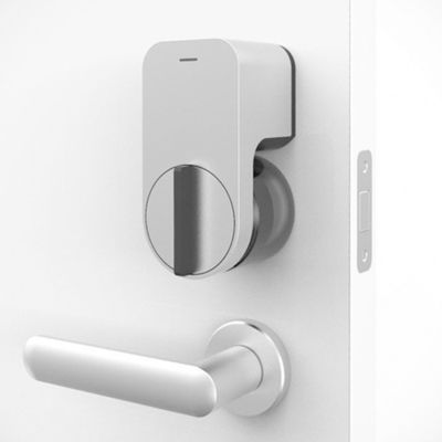 Γκρι Tuya Ttlock App Αυτοματοποιημένη ψηφιακή κάρτα RFID Euro Cylinder Lock Ηλεκτρονική έξυπνη κλειδαριά πόρτας σε γκρι