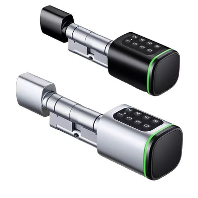 Ασφαλίστε την ασημένια πόρτα σας με το Tuya Fingerprint Mini Digital Cylinder Lock