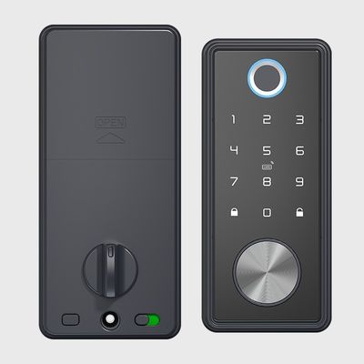 Αλουμινένια πόρτα T1 Mute TUYA Smart Lock Ζυγός κράμα Μαύρο Ασημένιο CN FUJ Wifi Μπλε Δόντι