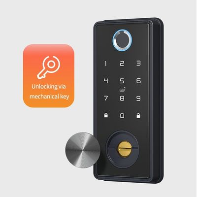 Αλουμινένια πόρτα T1 Mute TUYA Smart Lock Ζυγός κράμα Μαύρο Ασημένιο CN FUJ Wifi Μπλε Δόντι
