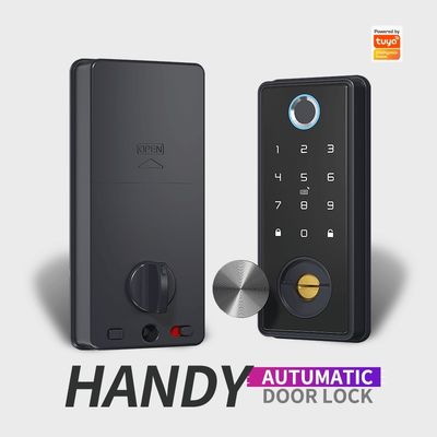 Αλουμινένια πόρτα T1 Mute TUYA Smart Lock Ζυγός κράμα Μαύρο Ασημένιο CN FUJ Wifi Μπλε Δόντι