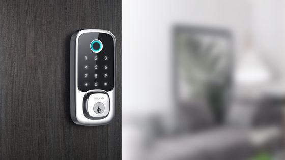 Ατσάλινη πόρτα ηλεκτρονικό πληκτρολόγιο έξυπνες κλειδαριές Deadbolt με κράμα ψευδαργύρου από POLYMATH Αμερική