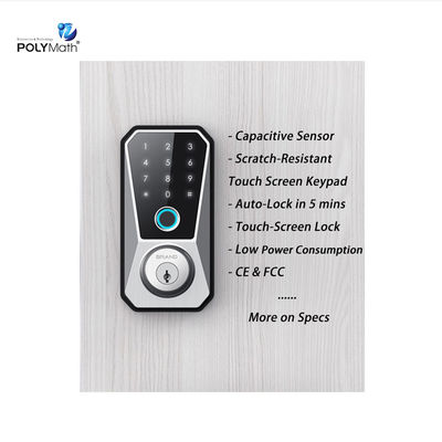 Η πόρτα από ανοξείδωτο χάλυβα Smart Deadbolt Lock Wifi Digital Front Keyless για το σπίτι Tuya App