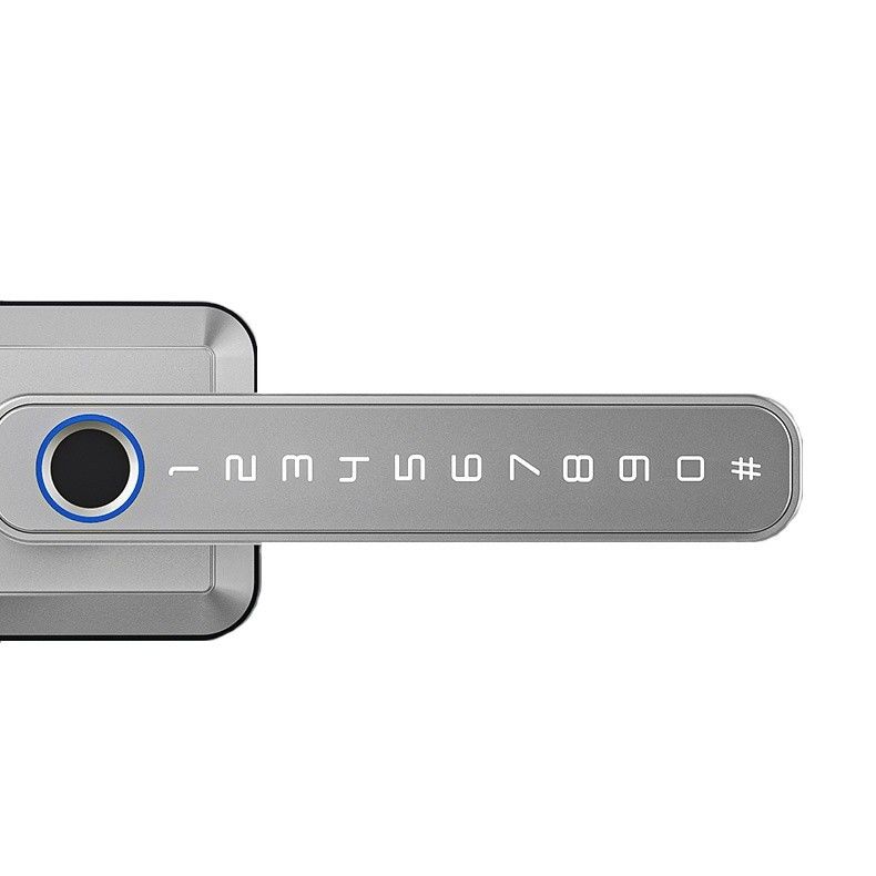 Πύλη ξύλου Αποτύπωμα δακτύλου Password Smart Lock Γρήγορη αποκλειστική ψηφιακός κωδικός WiFi σύνδεση