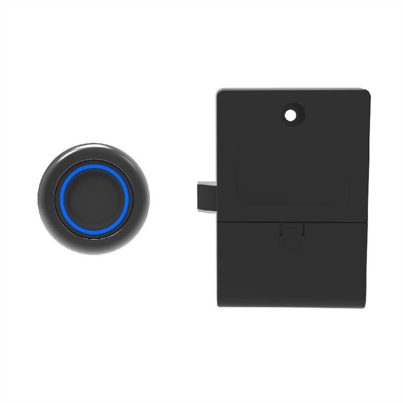 Γυάλινη πόρτα Μίνι Bluetooth έξυπνες κλειδαριές δακτυλικά αποτυπώματα Πρόσβαση χωρίς κλειδί για ντουλάπια