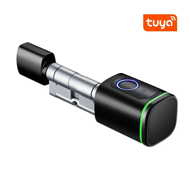 Bluetooth Network Fashionable TUYA Smart FrigerPrint Cylinder Lock for Bedroom Door Το κλειδί του κυλίνδρου για το δωμάτιο