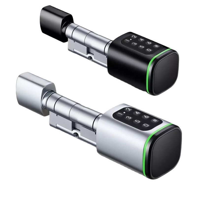 Ασφαλίστε την ασημένια πόρτα σας με το Tuya Fingerprint Mini Digital Cylinder Lock