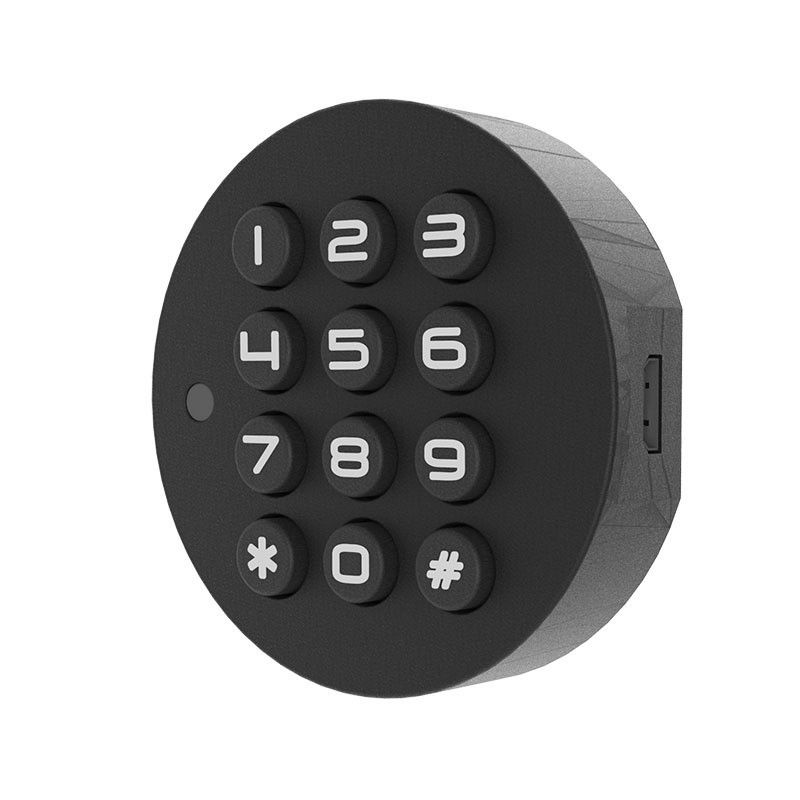 Ψηφιακό USB Unlock Mini Fingerprint Cabinet Lock για γυάλινες και ξύλινες πόρτες Στρογγυλό σχήμα